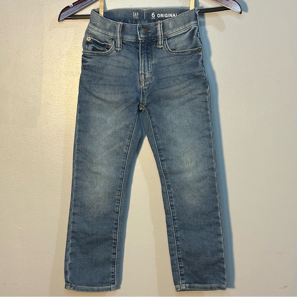 GAP Kids Original 6 Slim Blue Jeans